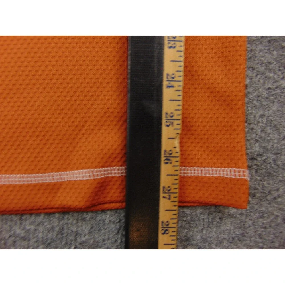 Texas Longhorns Pullover Mens Small 1/4‎ Zip Orange Solid NCAA Gameday Sporty